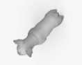 French Bulldog 3d model