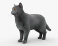 Britisch Kurzhaar Katze 3D-Modell