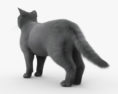 British Shorthair Gato Modelo 3D