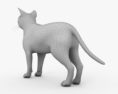 Британська короткошерста кішка 3D модель