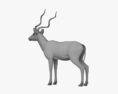 Großer Kudu 3D-Modell