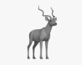 扭角林羚 3D模型