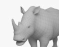 Rinoceronte Branco Modelo 3d