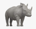 White Rhinoceros 3D-Modell