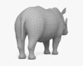 White Rhinoceros 3d model