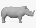 Білий носоріг 3D модель
