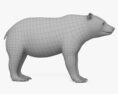 Ведмідь барибал 3D модель