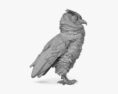 Great Horned Owl HD 3d model