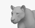 Lion Walking 3D 모델 