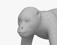 Hurleur noir Modèle 3d
