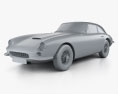 Apollo GT coupe 1965 3d model clay render
