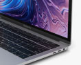 Apple MacBook Pro 13 inch (2018) Touch Bar Silver 3d model