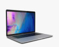 Apple MacBook Pro 15 inch (2018) Silver 3D модель