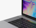 Apple MacBook Pro 15 inch (2018) Silver Modèle 3d