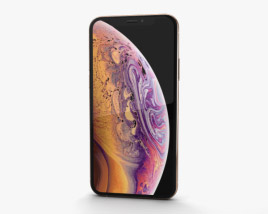 Apple iPhone XS Gold 3D-Modell