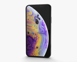 Apple iPhone XS Silver 3D-Modell