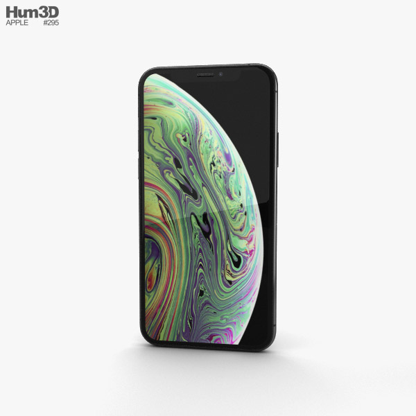 Apple iPhone XS Space Gray 3D model