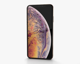 Apple iPhone XS Max Gold 3D model