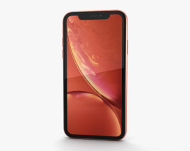 Apple iPhone XR Coral 3D 모델 