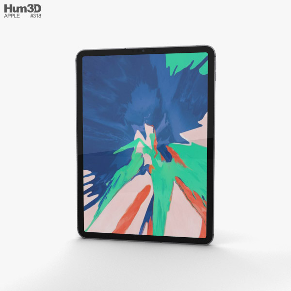 Apple iPad Pro 11-inch (2018) Space Gray Modèle 3D