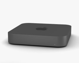 Apple Mac mini 2018 Space Gray 3D model