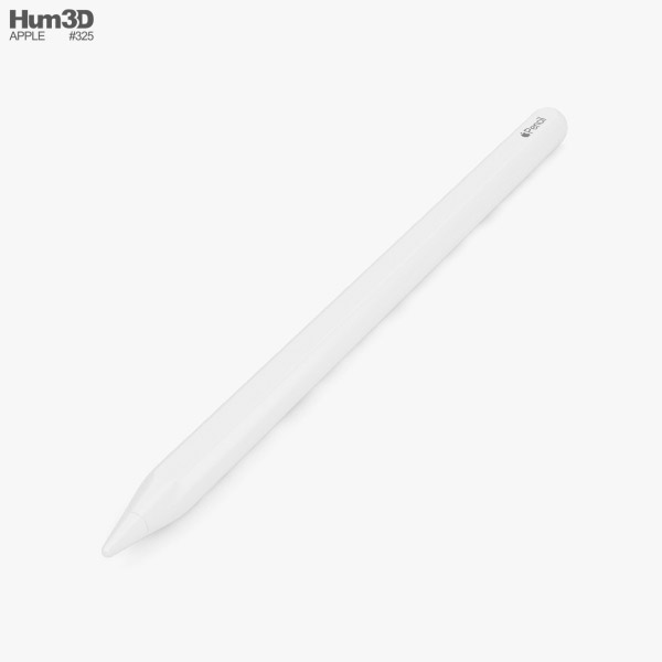 Apple Pencil 2nd Generation 3Dモデル