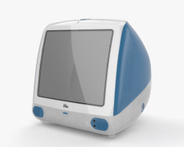 Apple iMac G3 3D модель