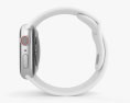Apple Watch Series 5 40mm Silver Aluminum Case with Sport Band 3d model