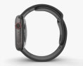 Apple Watch Series 5 44mm Space Black Titanium Case with Sport Band 3d model