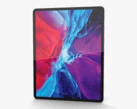 Apple iPad Pro 12.9-inch (2020) Silver Modello 3D