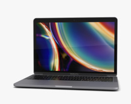 Apple MacBook Pro 13 inch (2020) Space Gray Modèle 3D