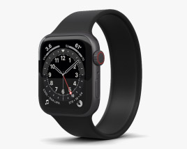 Apple Watch Series 6 44mm Aluminum Space Gray 3Dモデル