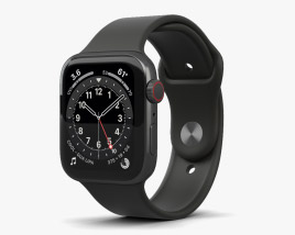 Apple Watch Series 6 44mm Stainless Steel Graphite Modelo 3d