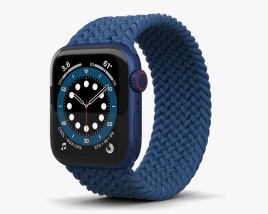 apple series 6 blue aluminum