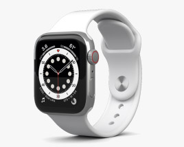 Apple Watch Series 6 40mm Stainless Steel Silver 3D model