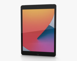 Apple iPad 10.2 (2020) Cellular Space Gray Modello 3D