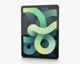 Apple iPad Air 2020 Cellular Green 3D model