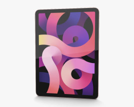 Apple iPad Air 2020 Cellular Rose Gold Modelo 3D