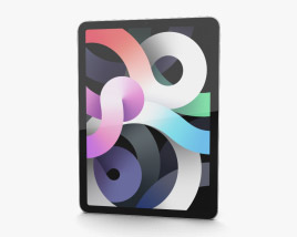 Apple iPad Air 2020 Cellular Silver 3D модель