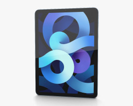 Apple iPad Air (2020) Sky Blue Modèle 3D