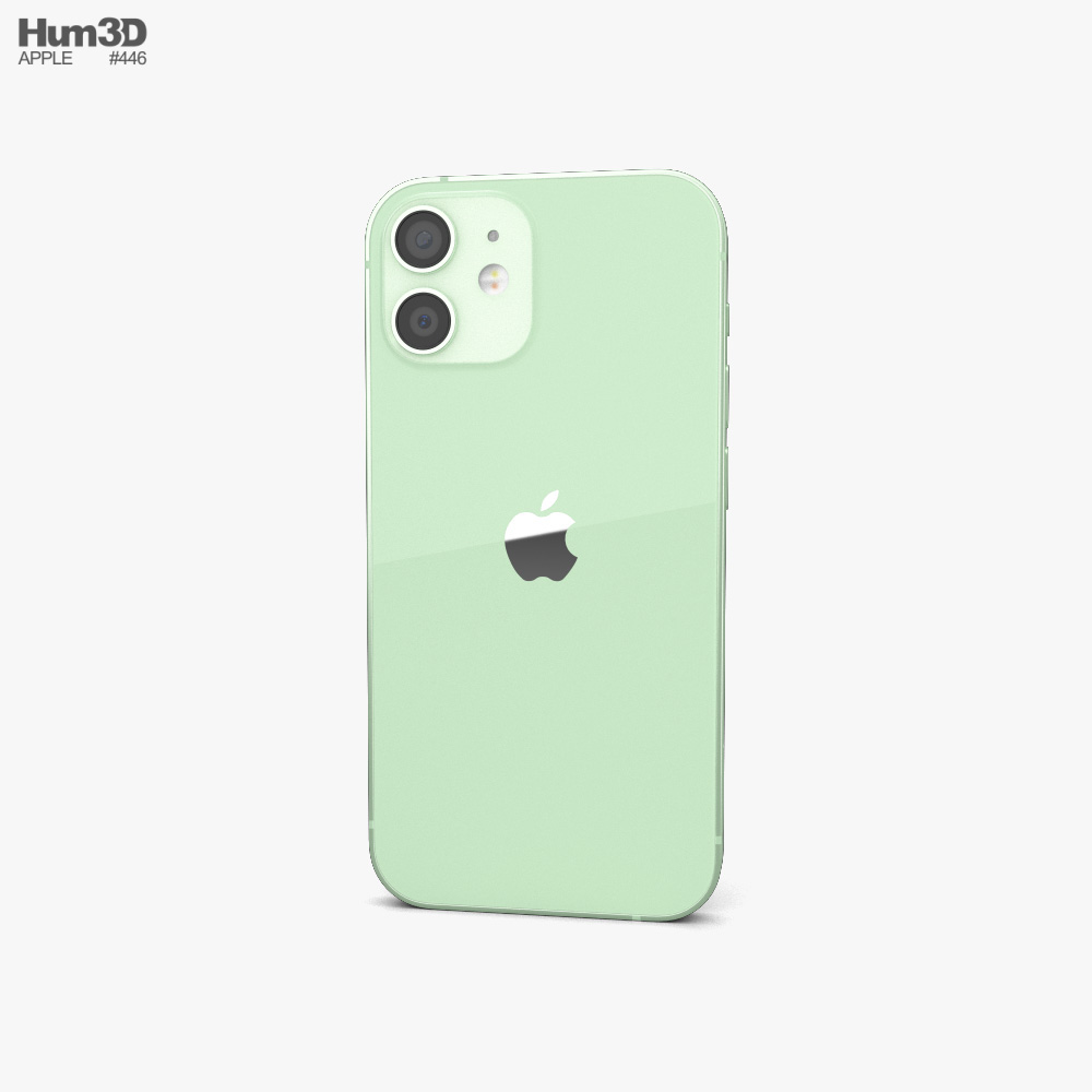 Apple iPhone 12 mini Green Modelo 3d