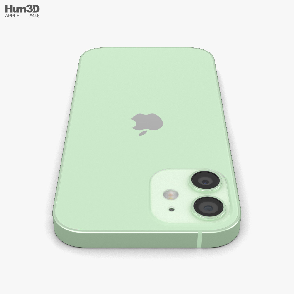 Apple Iphone 12 Mini Green 3d Model Electronics On Hum3d