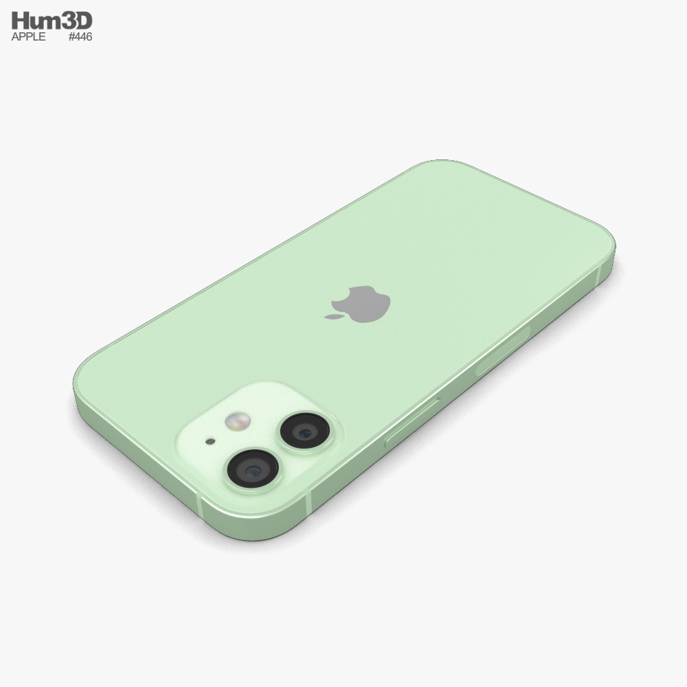 Apple Iphone 12 Mini Green 3d Model Electronics On Hum3d