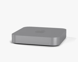 Apple Mac mini 2020 M1 Silver 3D 모델 