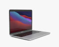Apple MacBook Pro 13-inch 2020 M1 Silver 3D模型
