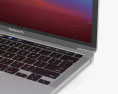 Apple MacBook Pro 13-inch 2020 M1 Silver 3Dモデル