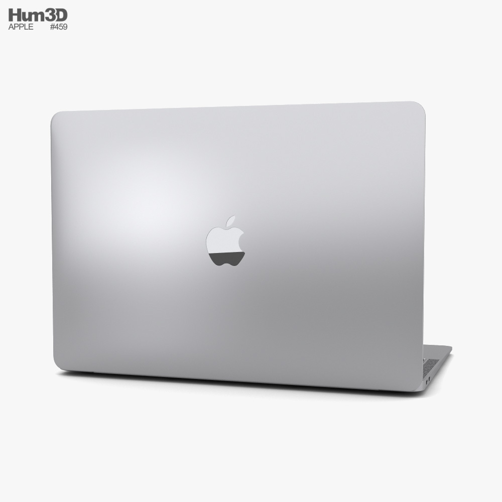 Apple MacBook Air 2020 M1 Silver 3D model - Electronics on Hum3D
