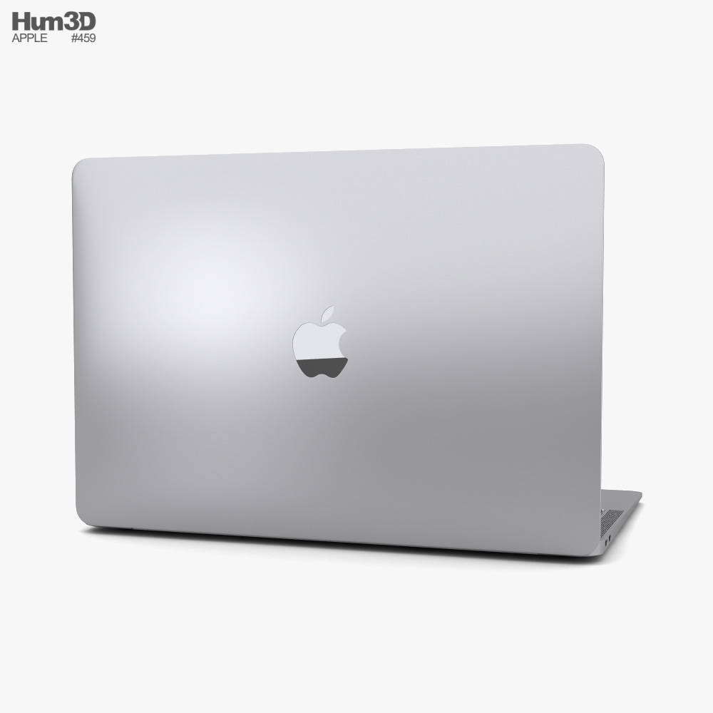 Apple MacBook Air 2020 M1 Silver 3D model