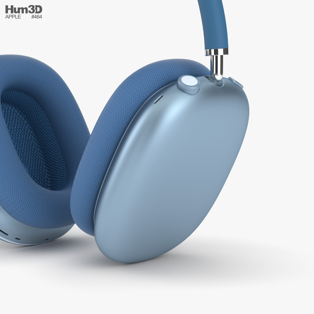Apple AirPods Max Sky Blue 3D model