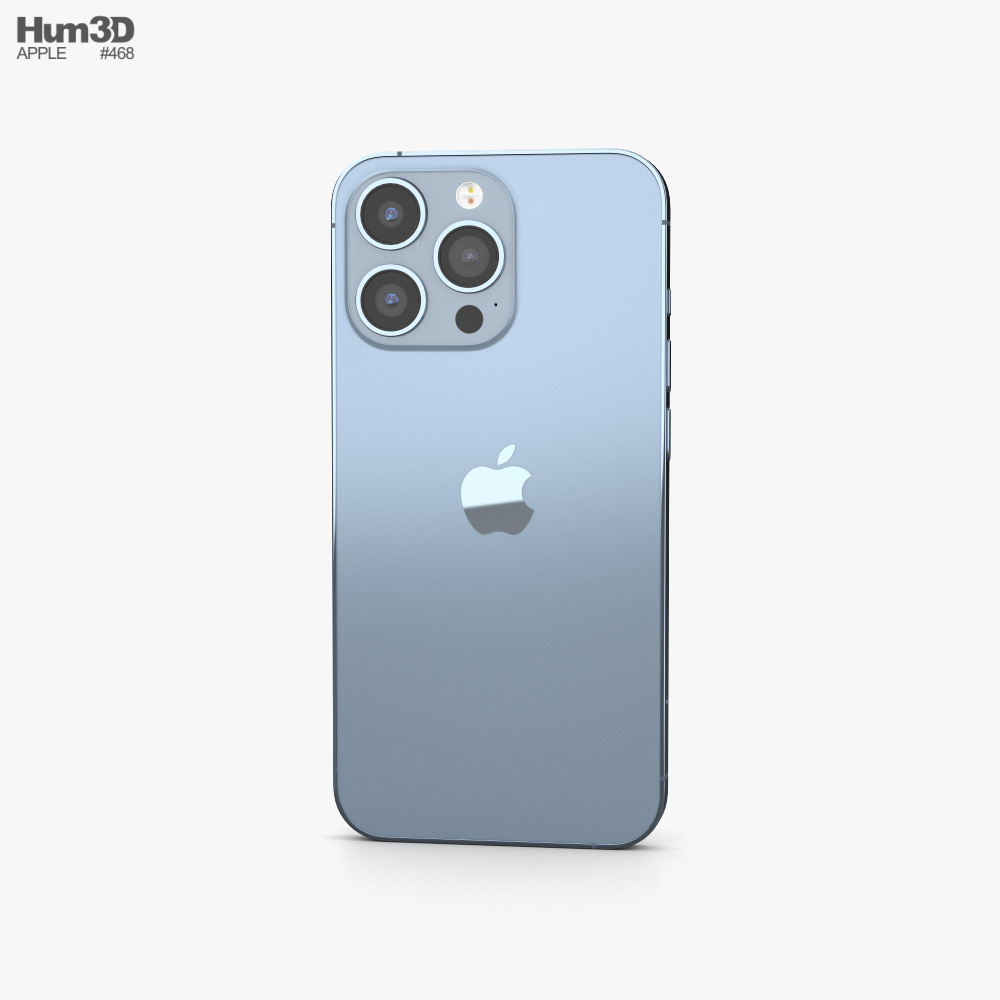Apple iPhone 13 Pro Sierra Blue 3D модель